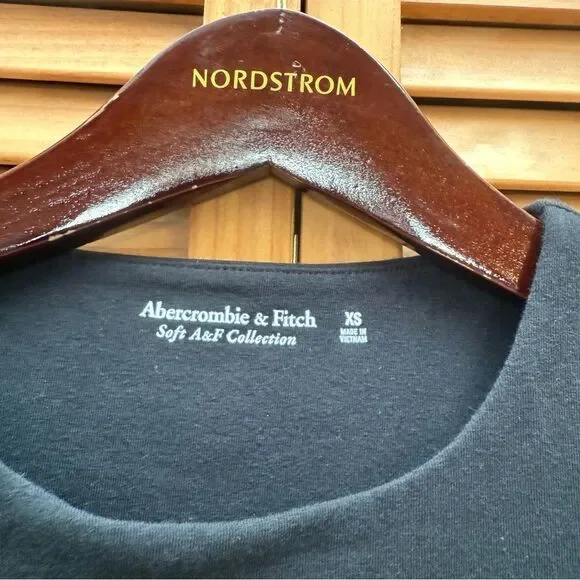 Abercrombie & Fitch Black long sleeve bodysuit size XS - Picture 2 of 4